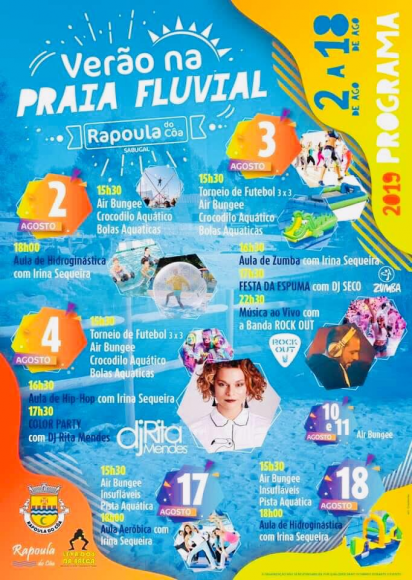 Verão na Praia Fluvial